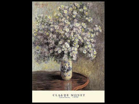 複製畫No.145 Monet-Asters, 1880 M1253(y00810)